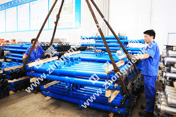 中煤集团600根悬浮式矿用单体液压支柱设备发往山西临汾