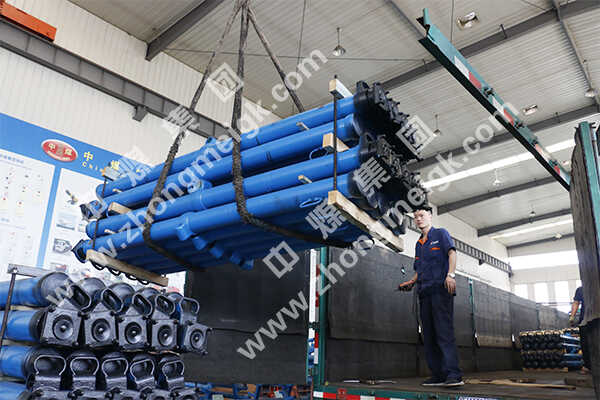 中煤集团一批悬浮式矿用单体液压支柱发往山西省柳林县
